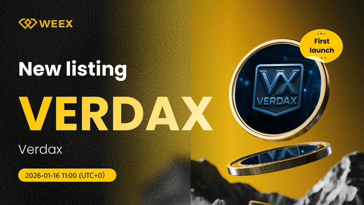 VERDAX USDT Pair New Listed on WEEX Spot